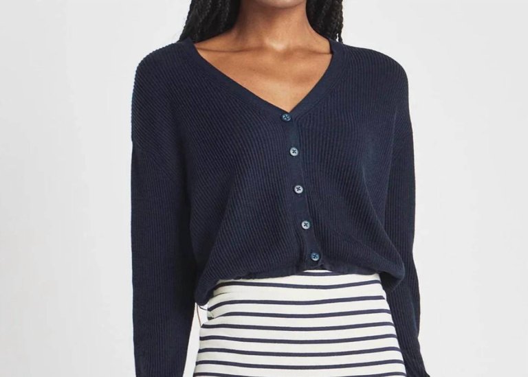 Bri Cardigan - Navy