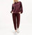 Corinna Jogger Pant In Black Cherry Leopard