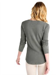 Forever Henley Long Sleeve Top