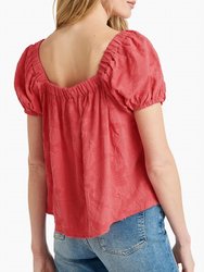 Nikki Jacquard Blouse