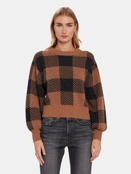 Plaid Cashmere Pullover