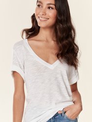 Slub V-Neck Tee