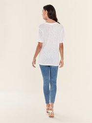 Slub V-Neck Tee