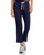 Brooks Cropped Flare Sweatpants In Indigo - Indigo