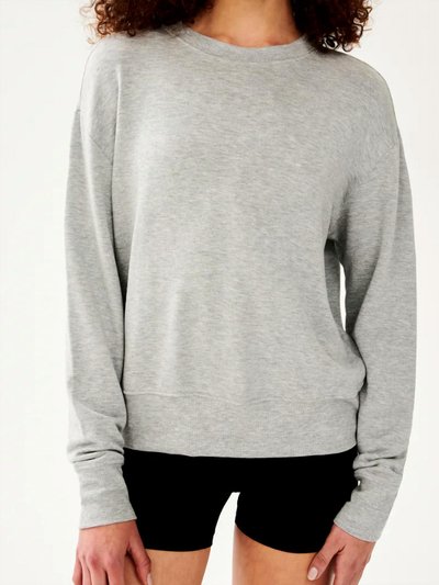 SPLITS59 Sonja Fleece Sweatshirt In Heather Grey product