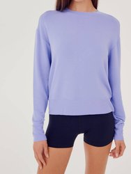 Sonja Fleece Sweatshirt In Purple Haze - Purple Haze