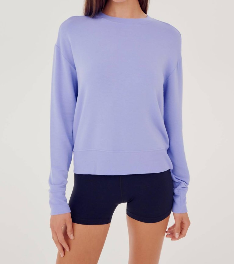 Sonja Fleece Sweatshirt In Purple Haze - Purple Haze