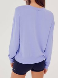 Sonja Fleece Sweatshirt In Purple Haze