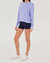 Sonja Fleece Sweatshirt In Purple Haze