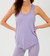 Toni Scoop Neck Jersey Tank - Pale Lavender