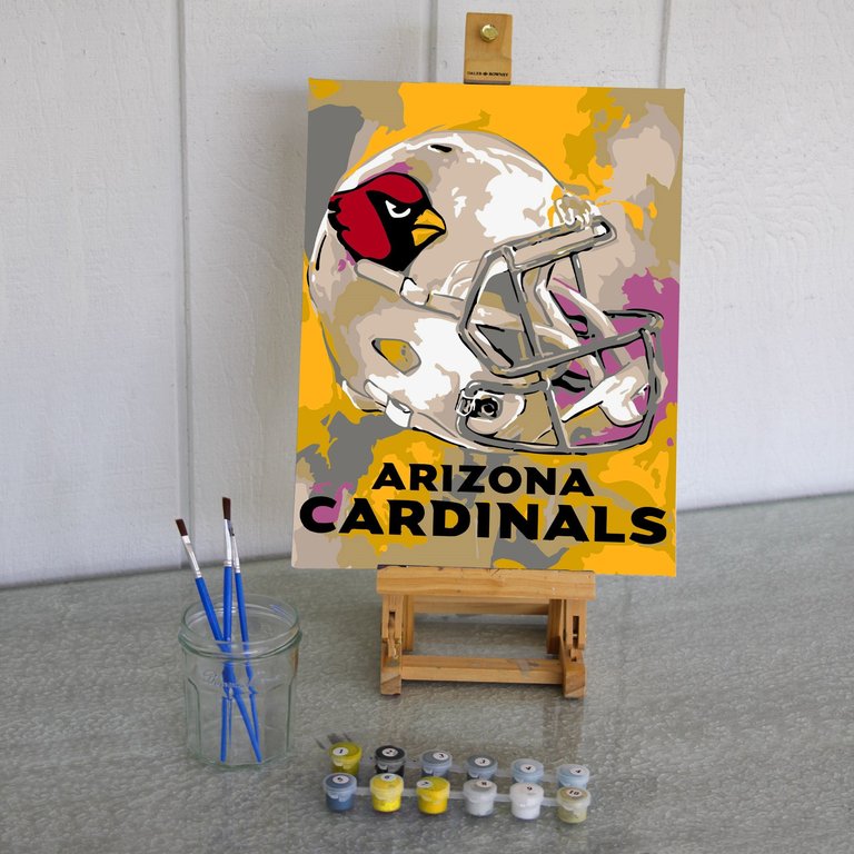 NFL Arizona Cardinals Team Pride Paint By Number Kit