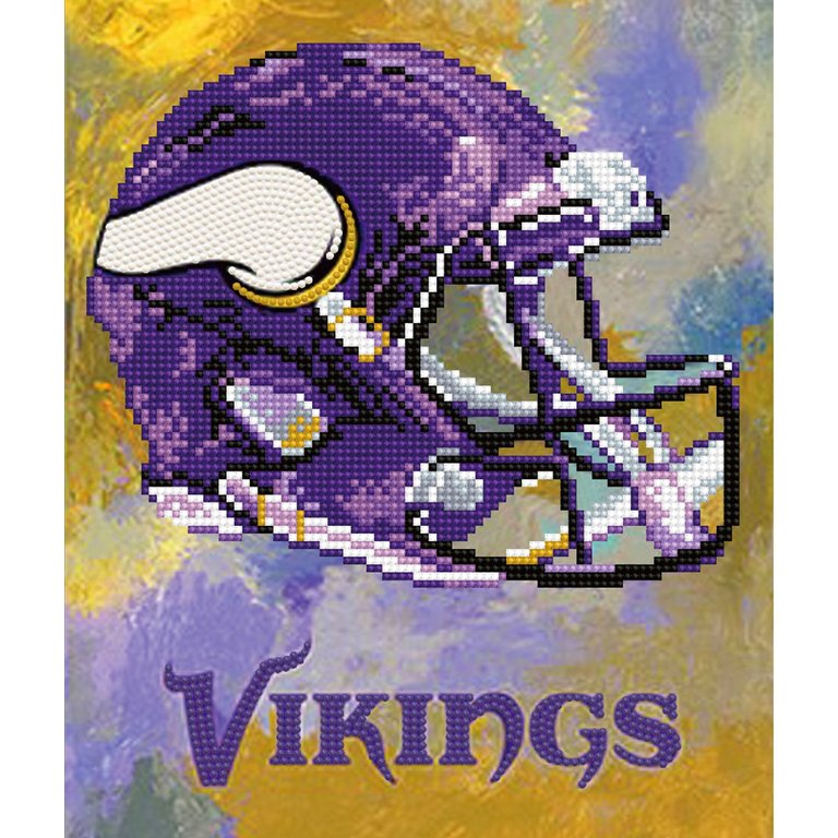 Nfl Minnesota Vikings Diamond Art Craft Kit