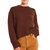 Heavy Cashmere Sweater In Americano