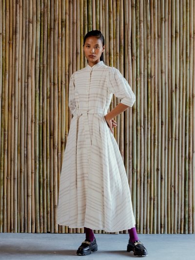 Sruti Dalmia Audrey Handwoven Dress in Off white product