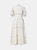 Audrey Handwoven Dress in Off white