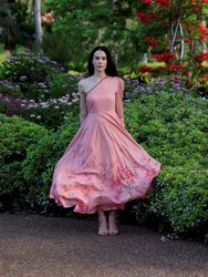 Coral Peach Spider Lily Dress