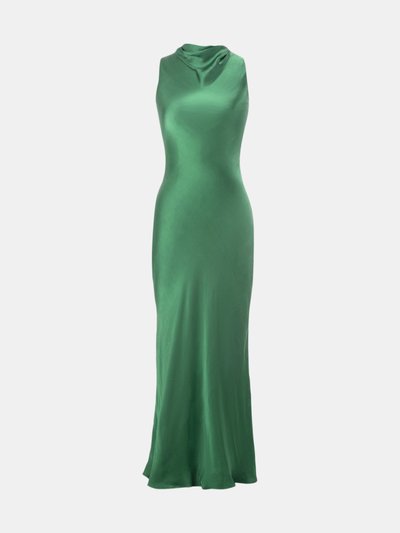 Sruti Dalmia Eve Silk Dress In Green product