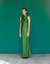 Eve Silk Dress In Green