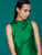 Eve Silk Dress In Green