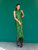 Eve Silk Dress In Green