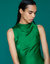 Eve Silk Dress In Green