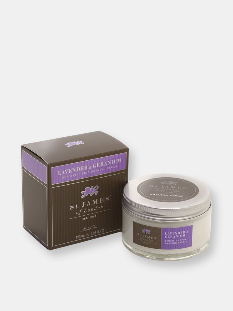 Lavender & Geranium Shave Jar