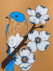 Bluebird Print