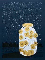 Fireflies Print