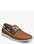 Men's Reid Moc Toe Boat Shoe In Cognac Multi - Cognac Multi