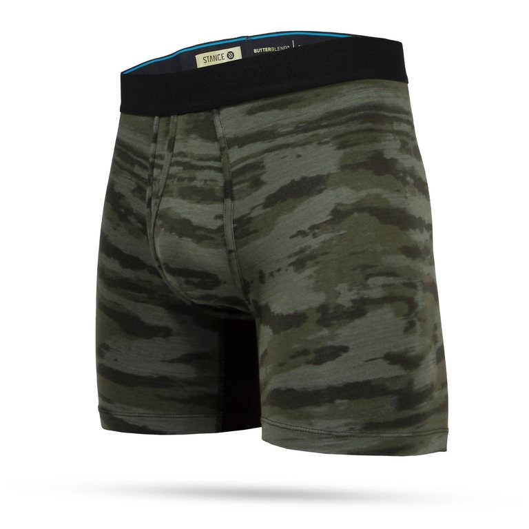 Men's Butter Blend Boxer Briefs In Olive - Olive