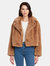 Janet Faux Fur Crop Jacket