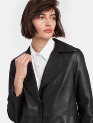 Melissa Long Leather Coat 