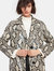 Mollie Snake Print Coat 