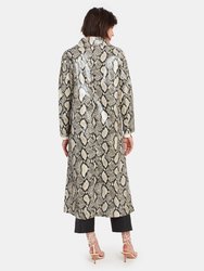 Mollie Snake Print Coat 