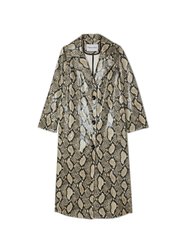 Mollie Snake Print Coat 