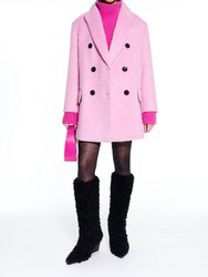 Esme Short Double Breasted Jacket - Pink