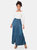 Hannah Denim Tencel Maxi Peasant Skirt