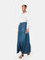 Hannah Denim Tencel Maxi Peasant Skirt