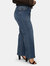 Quinn Plus Size High Rise Full Length Slim Fit Jeans