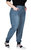 Women's Plus Size Tencel Rib Cuffs Jogger Jeans