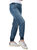 Women's Tencel Button Front Rib Cuffs Joggers Pants