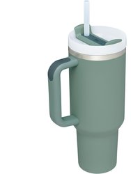 Steel Vacuum Insulated Tumbler With Lid And Straw