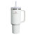Steel Vacuum Insulated Tumbler With Lid And Straw - White