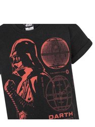 Star Wars Childrens/Kids Darth Vader T-Shirt (Red/Black)