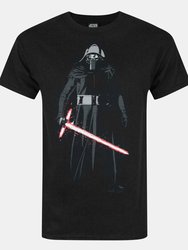 Star Wars Mens The Force Awakens Kylo Ren T-Shirt (Black) - Black