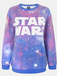 Star Wars Womens/Ladies Cosmic Sublimation Sweatshirt (Multicolored) - Multicolored