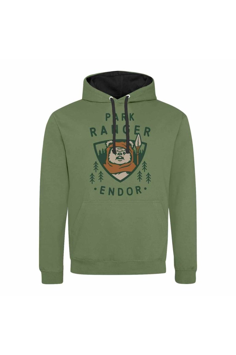 Unisex Adult Endor Park Ranger Hoodie - Green - Green