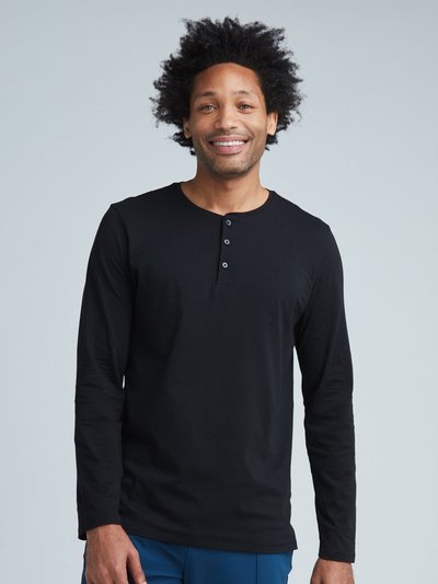 State of Matter Henley Shirt - Black product