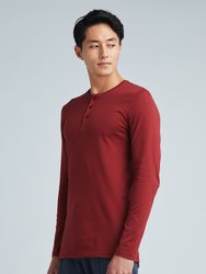 Henley Shirt - Burgundy