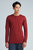 Henley Shirt - Burgundy - Burgundy